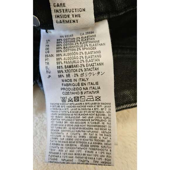 Diesel D-5w006 069EU Women Jeans Skinny Low Waist Stretch W28-L30 ECU - Picture 9 of 16